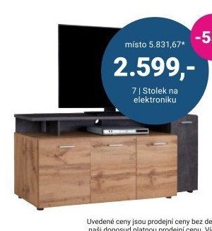 Stolek na elektroniku