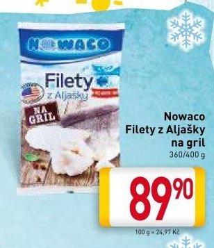 Nowaco Filety z Aljašky na gril