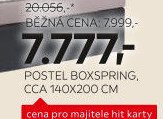 POSTEL BOXSPRING, CCA 140X200 CM