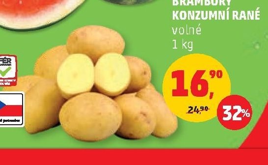 BRAMBORY KONZUMNÍ RANÉ
