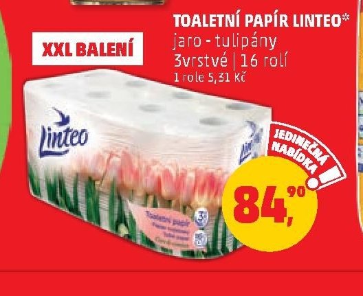TOALETNÍ PAPÍR LINTEO