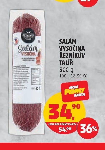 SALÁM VYSOČINA ŘEZNÍKŮV TALÍŘ