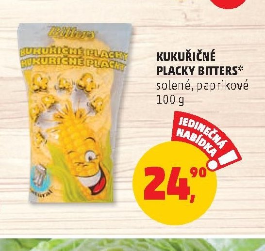 KUKUŘIČNÉ PLACKY BITTERS*