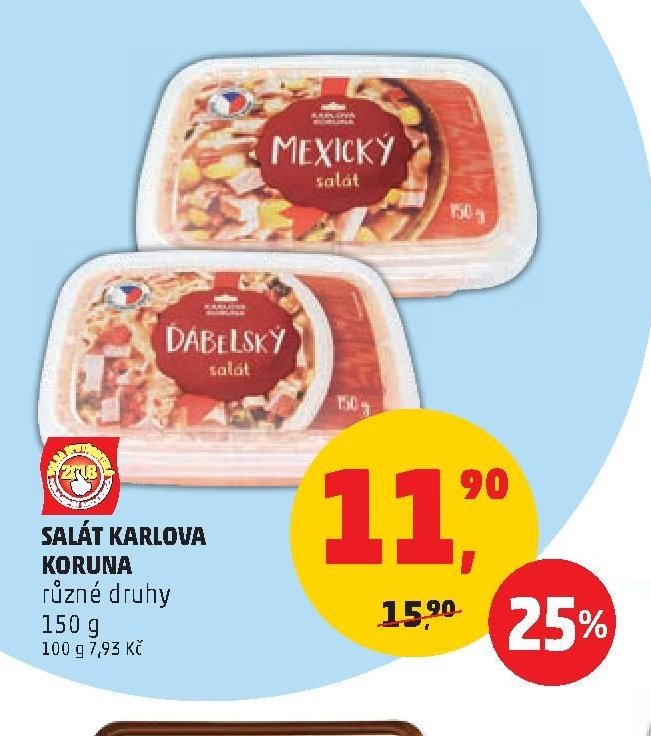 SALÁT KARLOVA KORUNA různé druhy