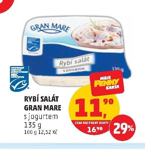 RYBÍ SALÁT GRAN MARE s jogurtem