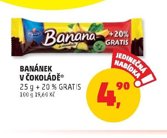 Banánek v čokoládě