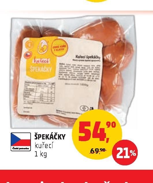 Špekáčky kuřecí