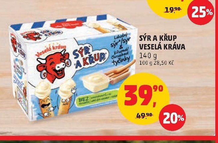Sýr a křup Veselá kráva