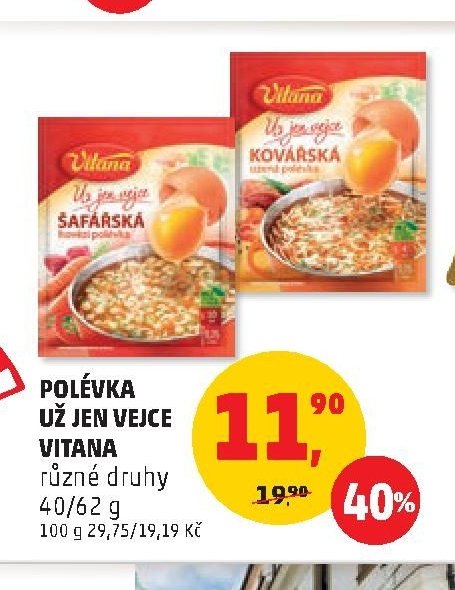 POLÉVKA UŽ JEN VEJCE VITANA