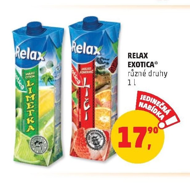 Relax Exotica různé druhy