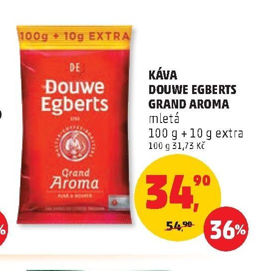 Káva Douwe Egberts Grand Aroma mletá