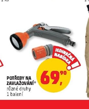 Potřeby na zavlažování