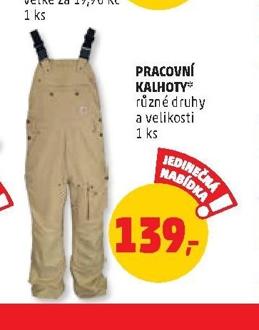 Pracovní kalhoty