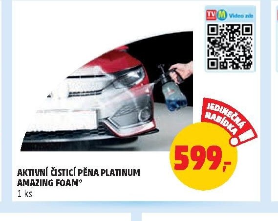 AKTIVNÍ ČISTICÍ PĚNA PLATINUM AMAZING FOAM