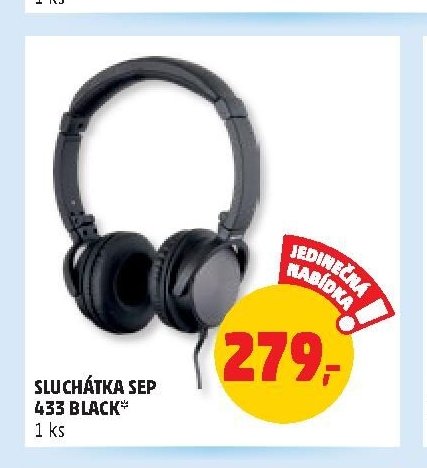 SLUCHÁTKA SEP 433 BLACK
