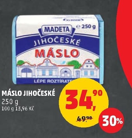 Máslo jihočeské 250 g
