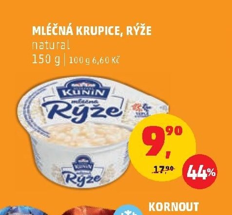 Mléčná rýže Kunín