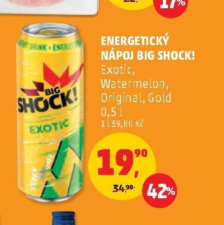 Energetický nápoj Big Shock!
