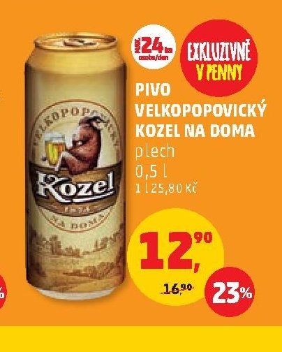 Pivo Velkopopovický Kozel