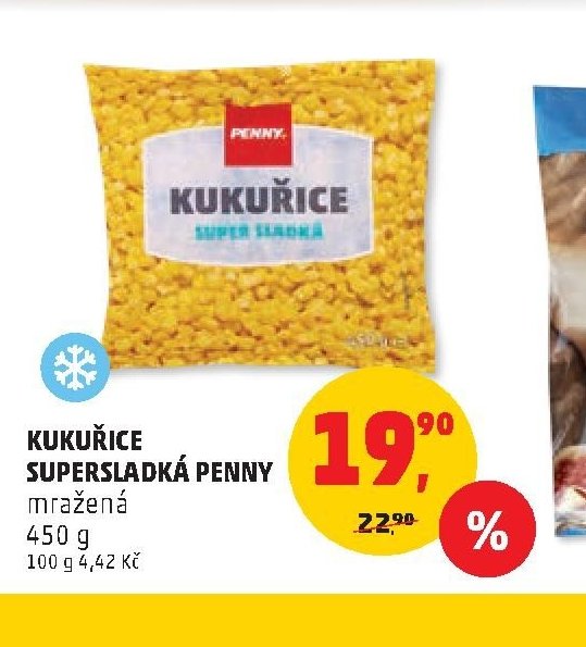 KUKUŘICE SUPERSLADKÁ PENNY mražená 450 g