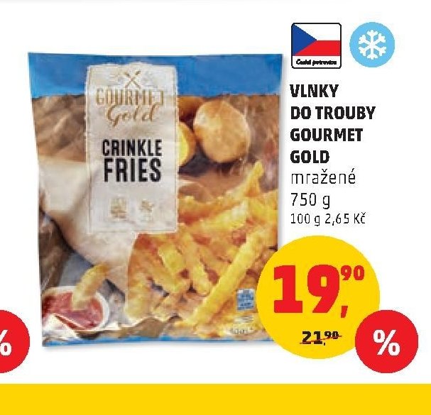 VLNKY DO TROUBY GOURMET GOLD mražené 750 g