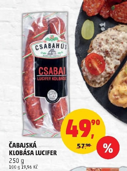 Čabajská klobása Lucifer