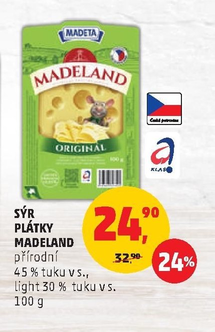 Sýr plátky Madeland