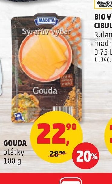 Gouda plátky