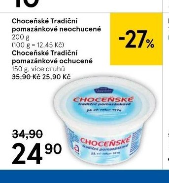 Choceňské Tradiční pomazánkové