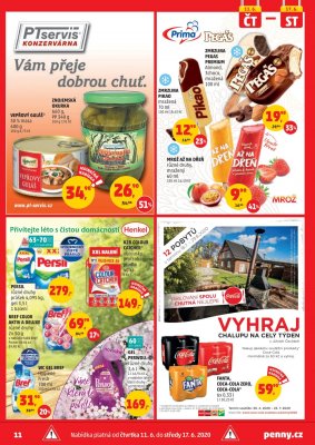 akční leták Penny Market 11.6.2020-17.6.2020