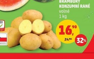 Brambory konzumní rané 1 kg