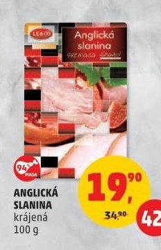 ANGLICKÁ SLANINA