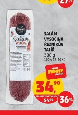 SALÁM VYSOČINA ŘEZNÍKŮV TALÍŘ