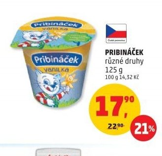 Pribináček různé druhy 125 g