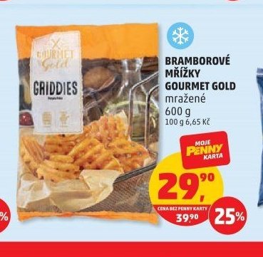 BRAMBOROVÉ MŘÍŽKY GOURMET GOLD mražené 600 g