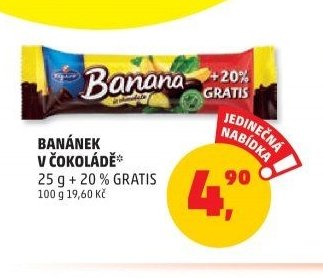 BANÁNEK V ČOKOLÁDĚ