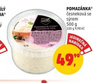 POMAZÁNKA česneková se sýrem