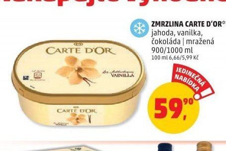 Zmrzlina Carte D'Or