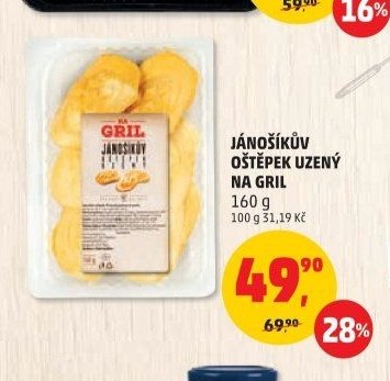 JÁNOŠÍKŮV OŠTĚPEK UZENÝ NA GRIL