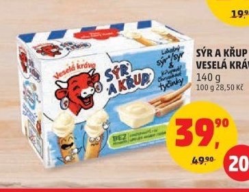 Sýr a křup Veselá kráva