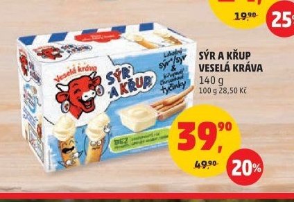 Sýr a křup Veselá kráva