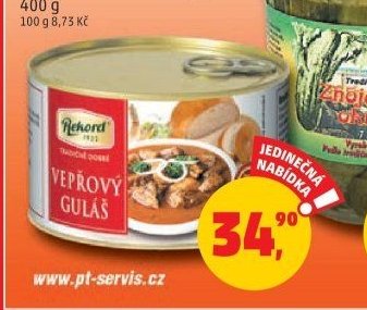 Vepřový guláš