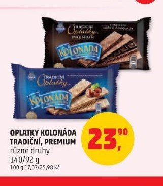 Oplatky Kolonáda Tradiční, Premium různé druhy