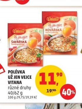 POLÉVKA UŽ JEN VEJCE VITANA
