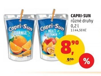 CAPRI-SUN různé druhy 0,2 l