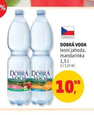 DOBRÁ VODA lesní jahoda, mandarinka 1,5 l