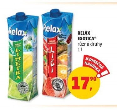 RELAX EXOTICA různé druhy 1 l