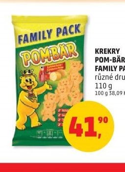KREKRY POM-BÄR FAMILY PACK různé druhy 110 g