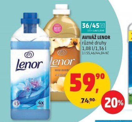 AVIVÁŽ LENOR různé druhy