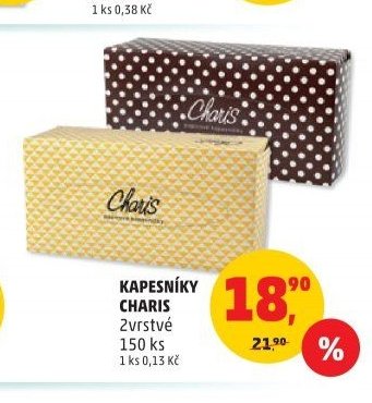 KAPESNÍKY CHARIS 2vrstvé